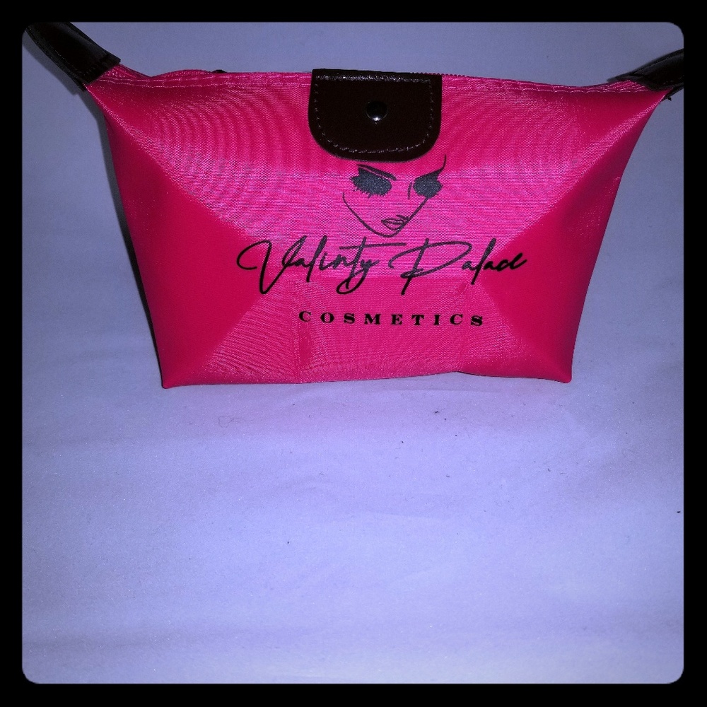 Valinty Palace cosmetics bags in red rosie